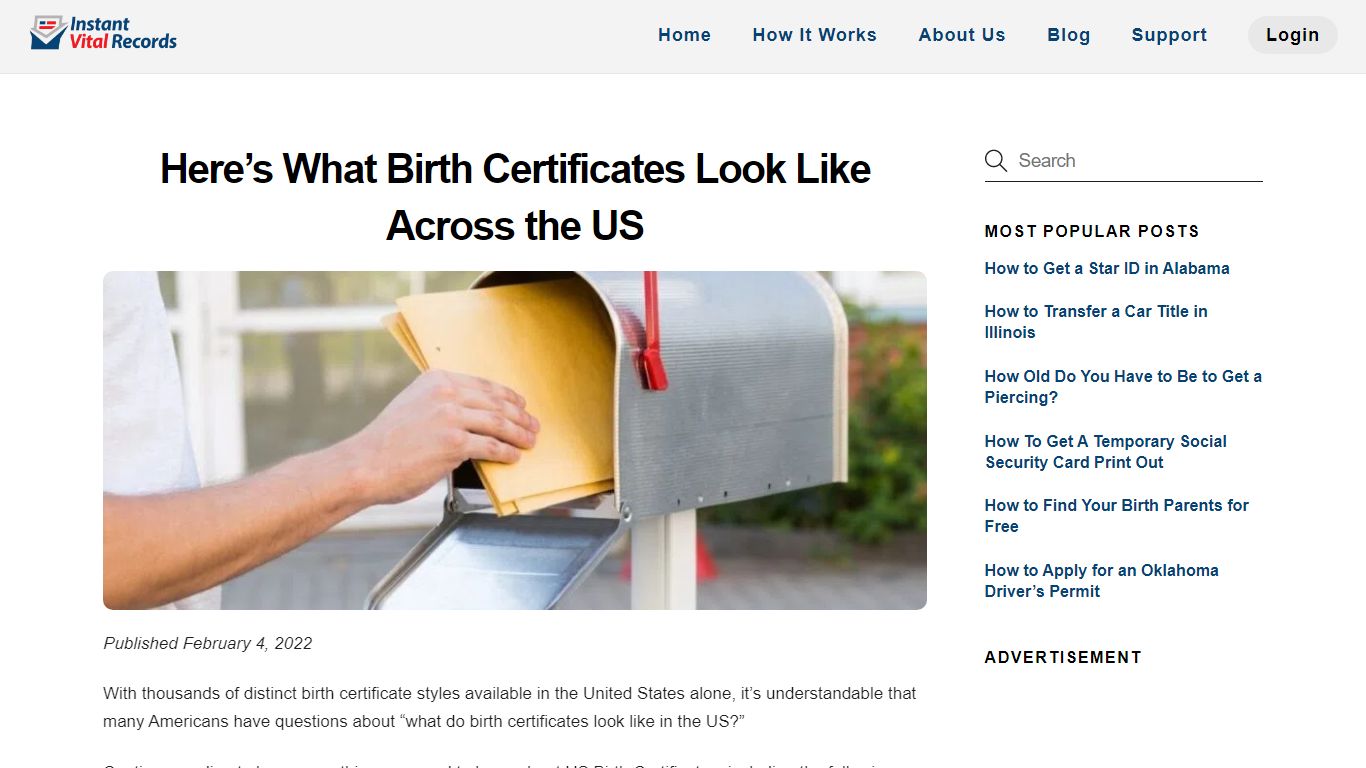 Here’s What Birth Certificates Look Like Across the US